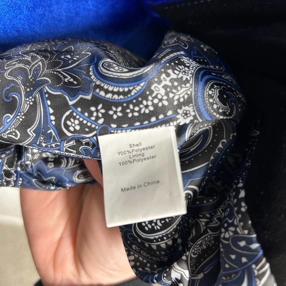 NEW Wzikai Blue Velvet One Button Blazer Small - Picture 10 of 10